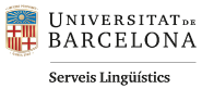 Logo Universitat de Barcelona Serveis Lingüístics