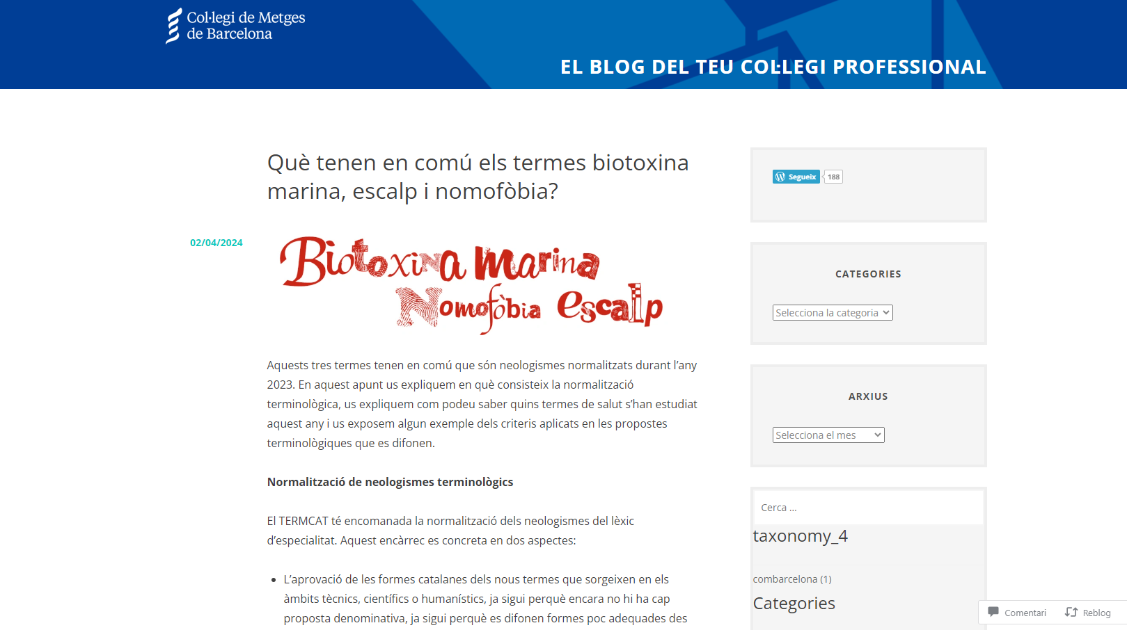 Blog COMB