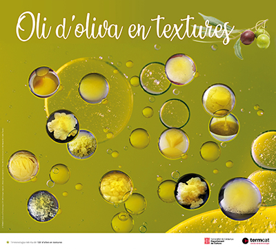 Infografia Oli d'oliva en textures