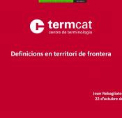 Jornada La terminologia del diccionari