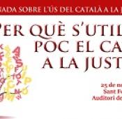 Jornada sobre l'Ús del Català a la Justícia
