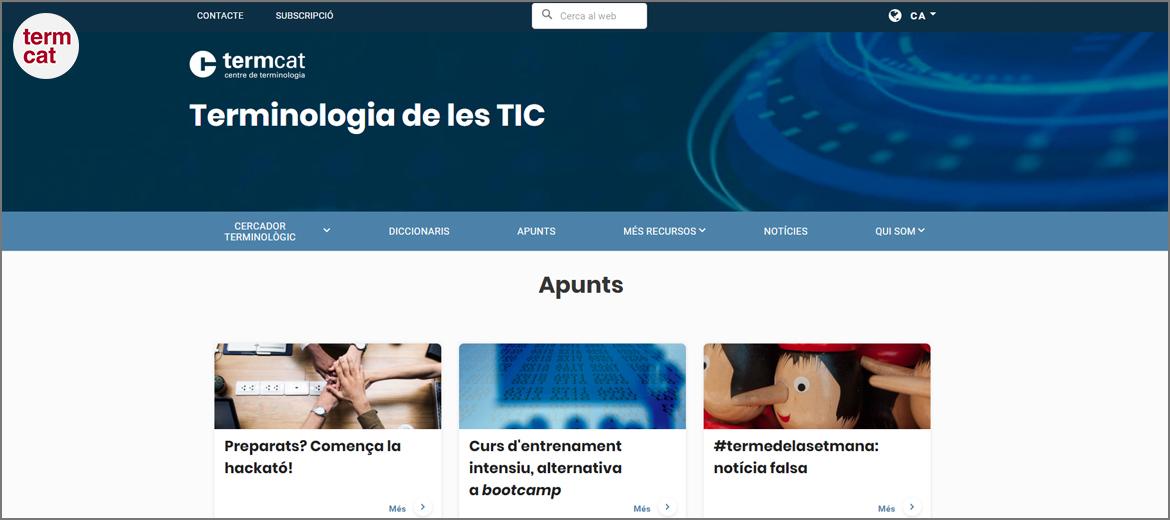 Portal TIC del TERMCAT