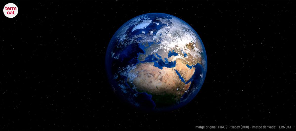 imatge del planeta Terra