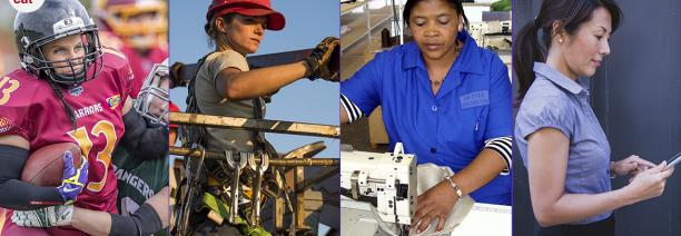 imatge de dones treballant