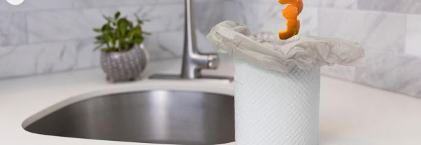 imatge d'una bossa compostable